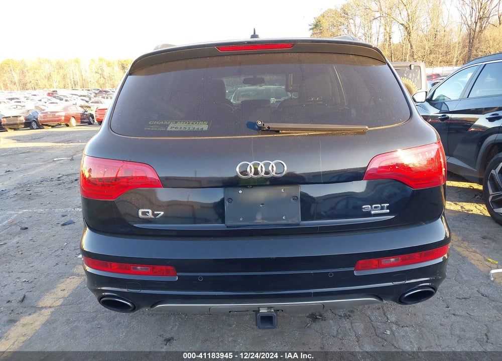 2015 AUDI Q7 3.0T S LINE PRESTIGE VIN: WA1DGAFE5FD003977