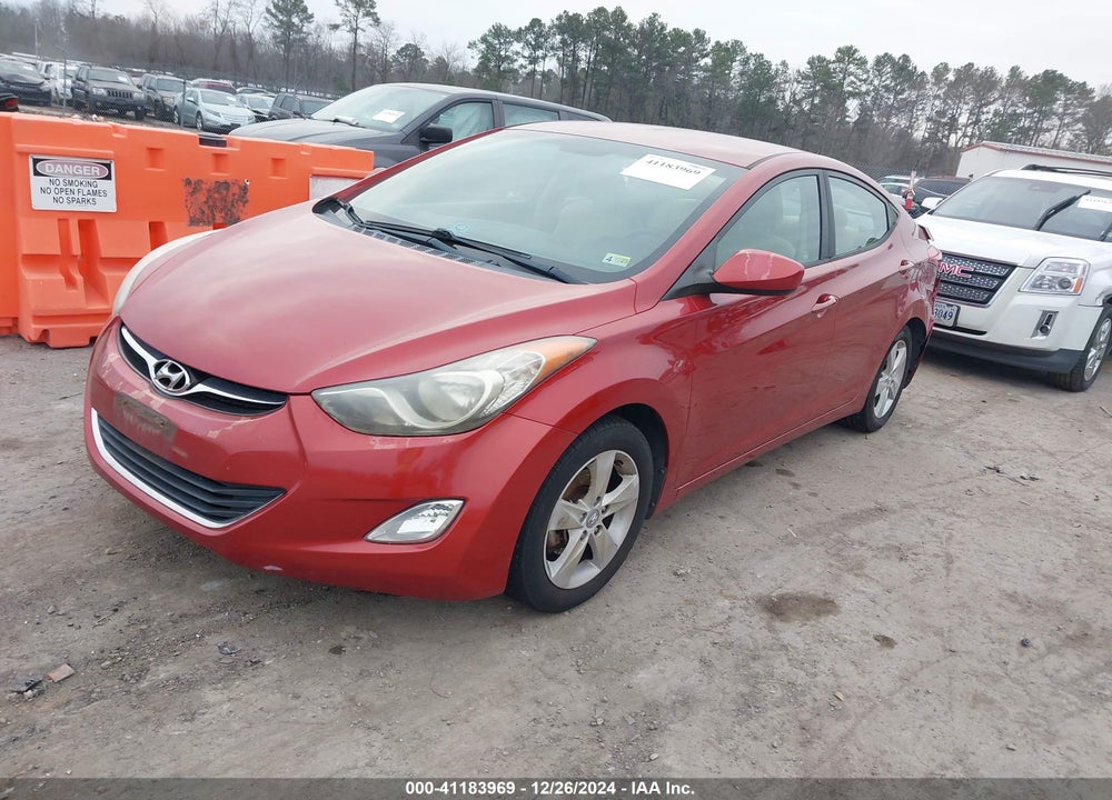 2013 HYUNDAI ELANTRA GLS VIN: KMHDH4AE9DU813181
