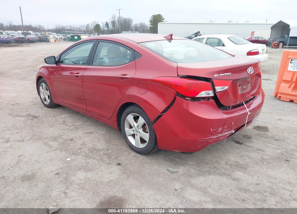 2013 HYUNDAI ELANTRA GLS VIN: KMHDH4AE9DU813181