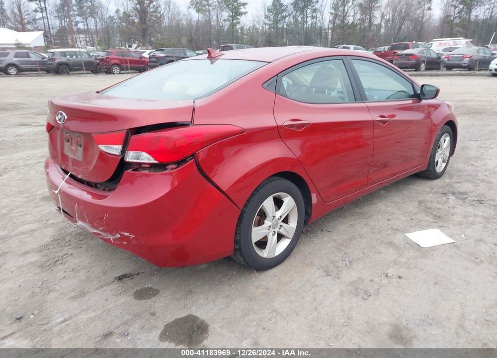 2013 HYUNDAI ELANTRA GLS VIN: KMHDH4AE9DU813181