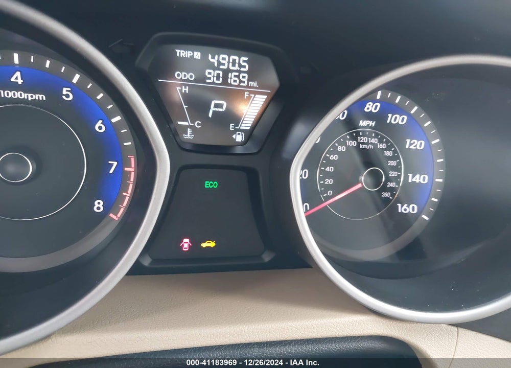 2013 HYUNDAI ELANTRA GLS VIN: KMHDH4AE9DU813181
