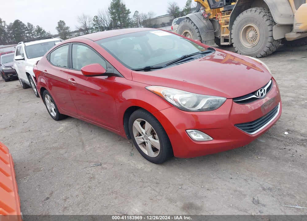 2013 HYUNDAI ELANTRA GLS VIN: KMHDH4AE9DU813181
