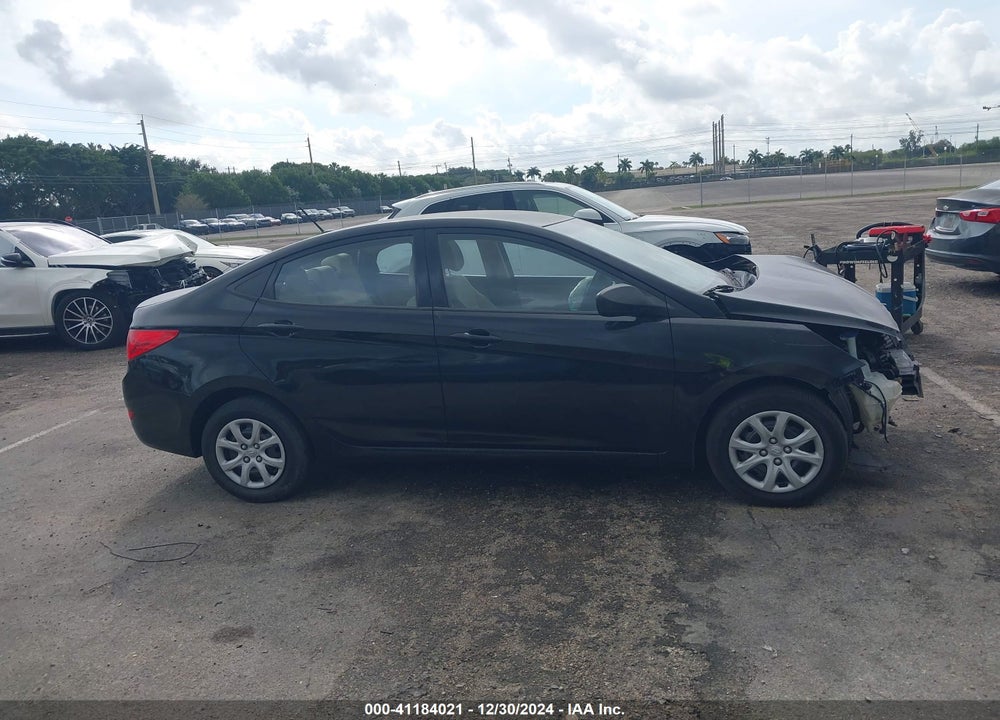 2012 HYUNDAI ACCENT GLS VIN: KMHCT4AE8CU039143