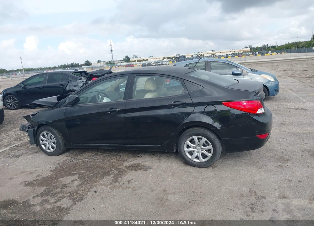 2012 HYUNDAI ACCENT GLS VIN: KMHCT4AE8CU039143