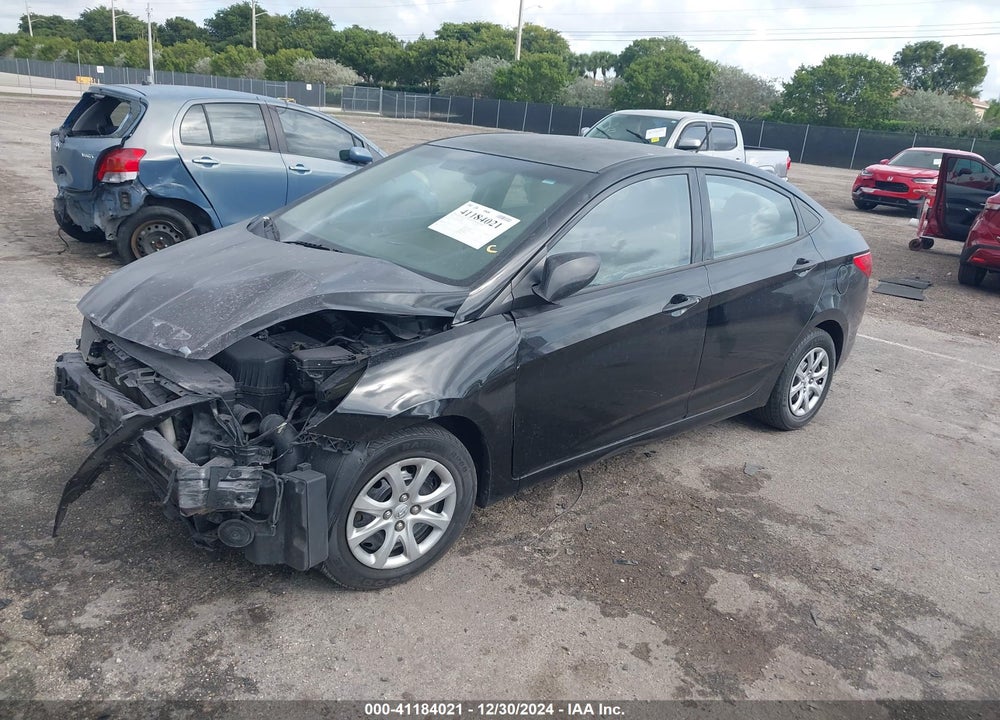 2012 HYUNDAI ACCENT GLS VIN: KMHCT4AE8CU039143