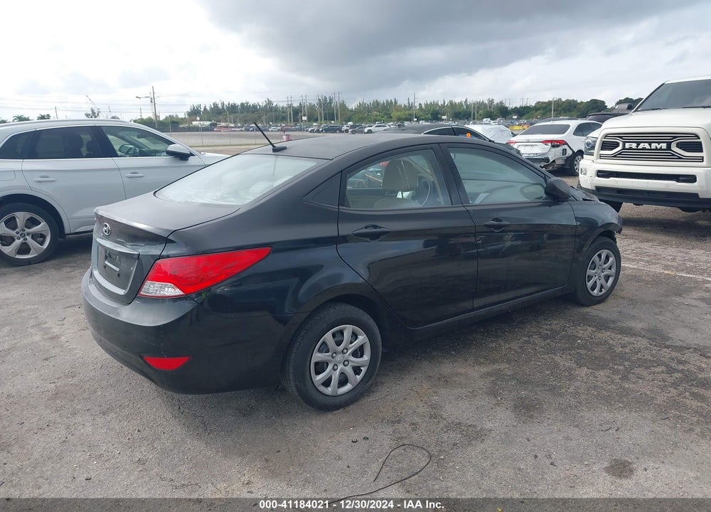 2012 HYUNDAI ACCENT GLS VIN: KMHCT4AE8CU039143