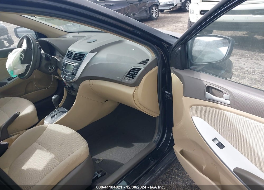 2012 HYUNDAI ACCENT GLS VIN: KMHCT4AE8CU039143