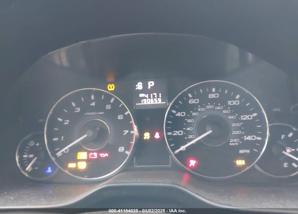 2012 SUBARU LEGACY 2.5I LIMITED VIN: 4S3BMBK62C3032073