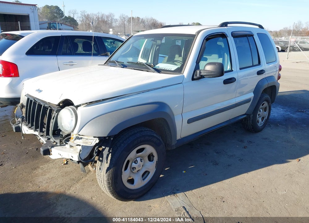 2005 JEEP LIBERTY SPORT VIN: 1J4GK48K75W607761