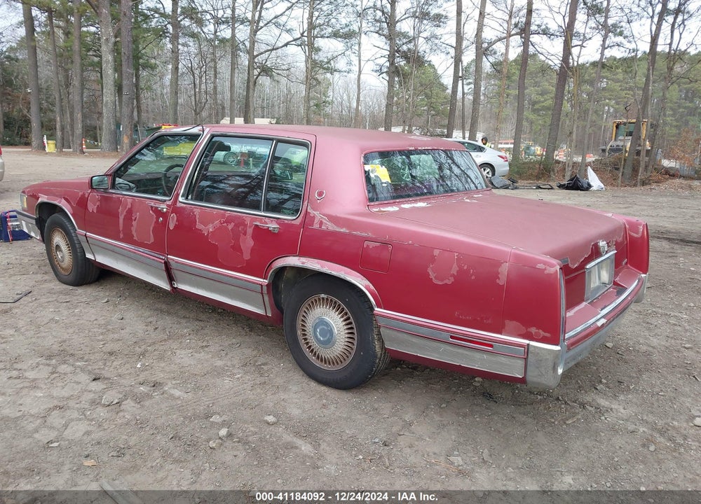 1992 CADILLAC DEVILLE VIN: 1G6CD53B0N4297799