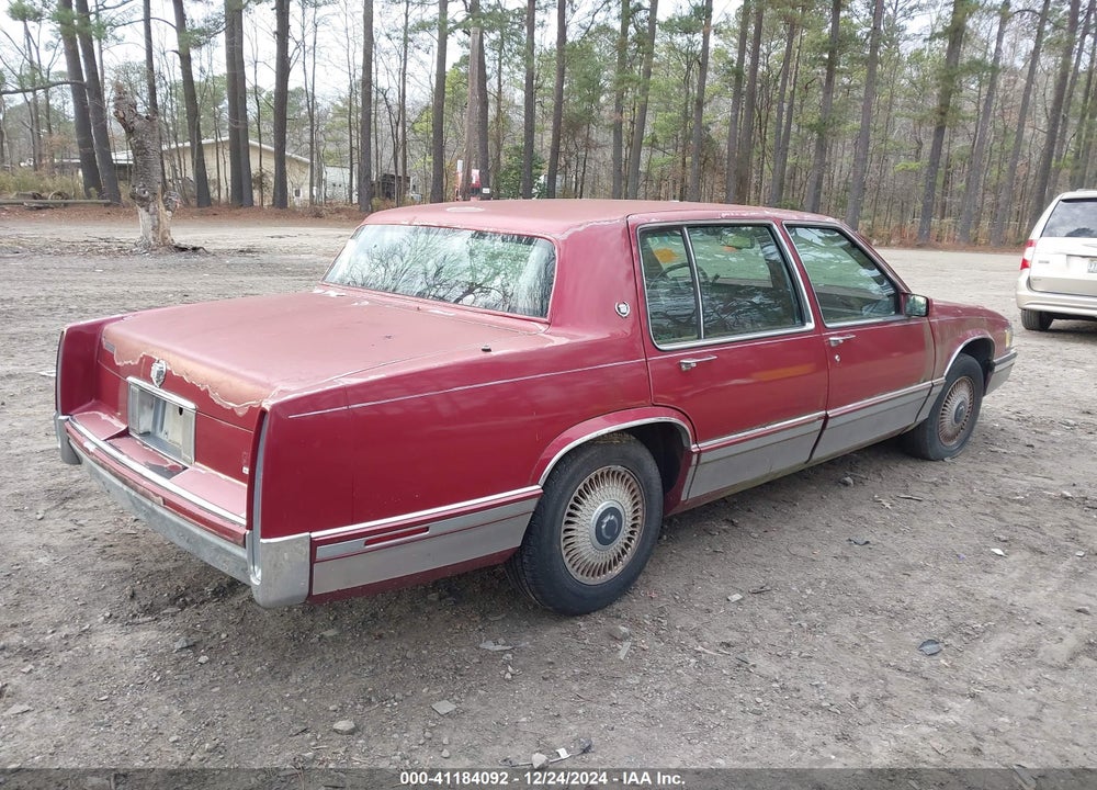 1992 CADILLAC DEVILLE VIN: 1G6CD53B0N4297799