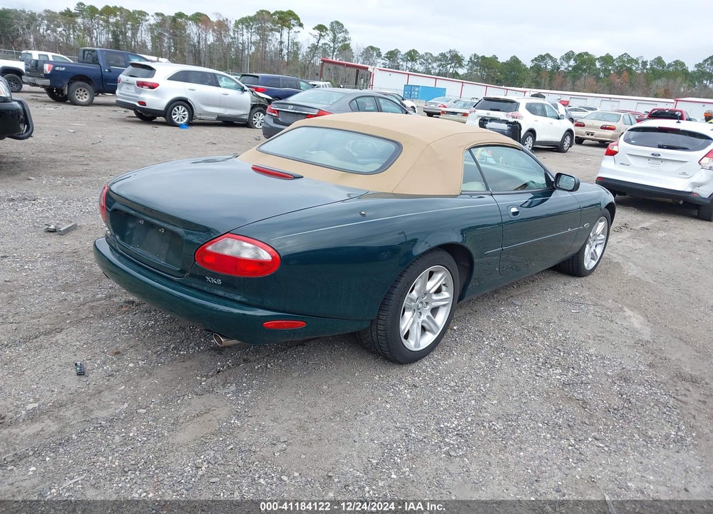 2000 JAGUAR XK8 VIN: SAJJA42C7YNA09877