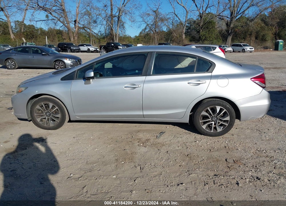 2013 HONDA CIVIC EX VIN: 19XFB2F87DE074509