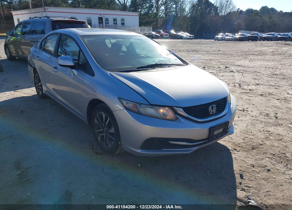 2013 HONDA CIVIC EX VIN: 19XFB2F87DE074509