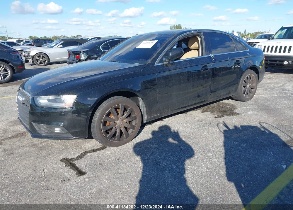 2013 AUDI A4 2.0T PREMIUM VIN: WAUAFAFLXDN029652