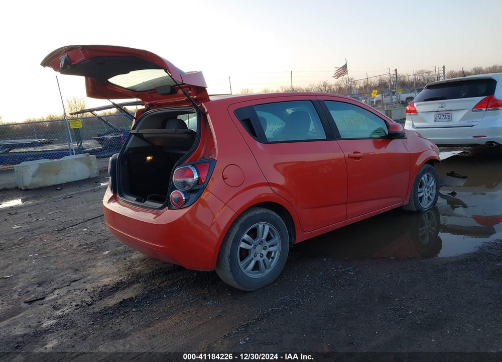 2012 CHEVROLET SONIC VIN: 1G1JA6SH9C4179815