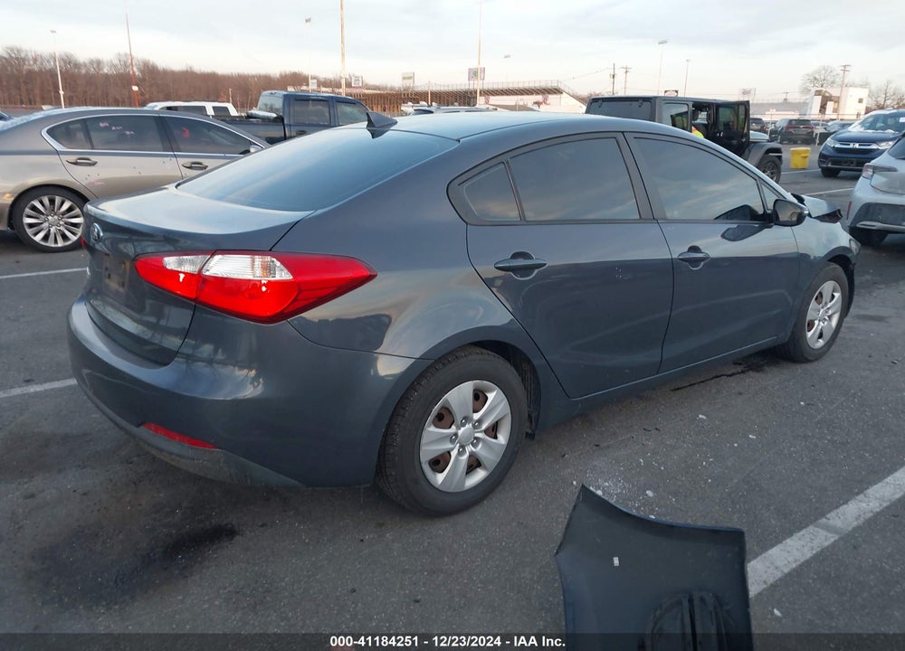 2016 KIA FORTE LX VIN: KNAFX4A62G5544719