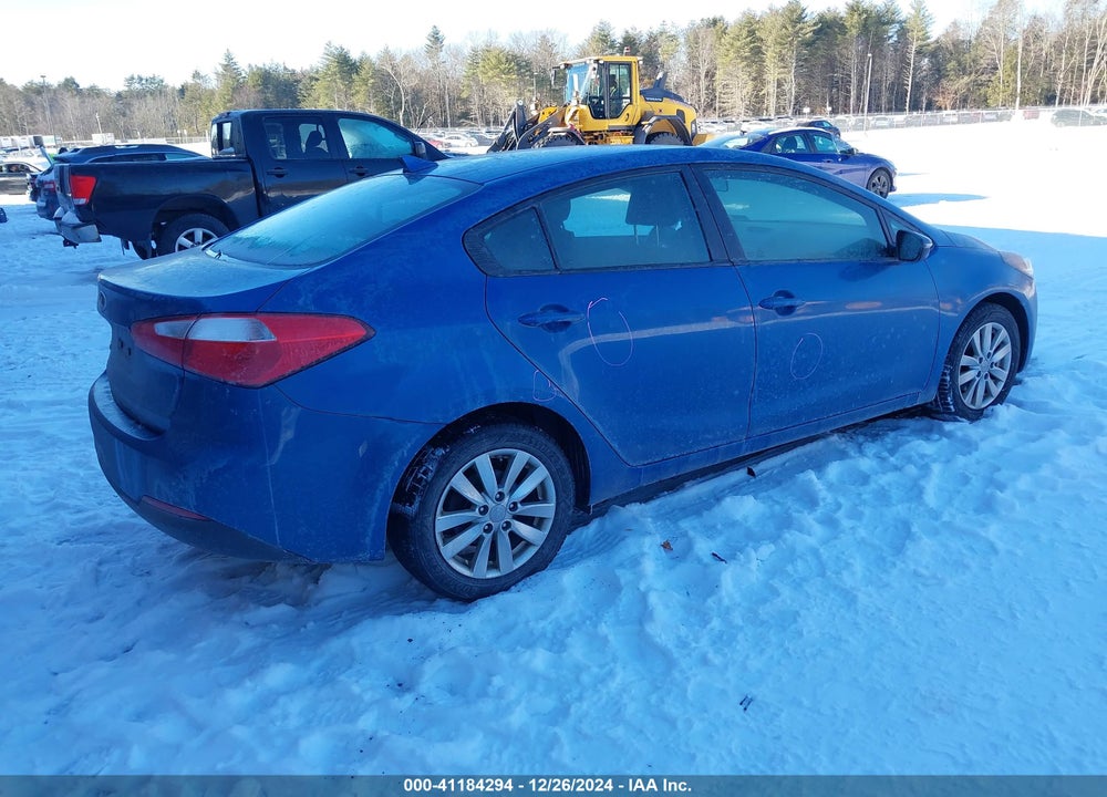 2014 KIA FORTE LX VIN: KNAFX4A69E5235245