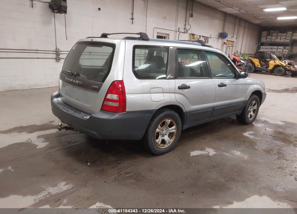2004 SUBARU FORESTER 2.5X VIN: JF1SG63684G766889