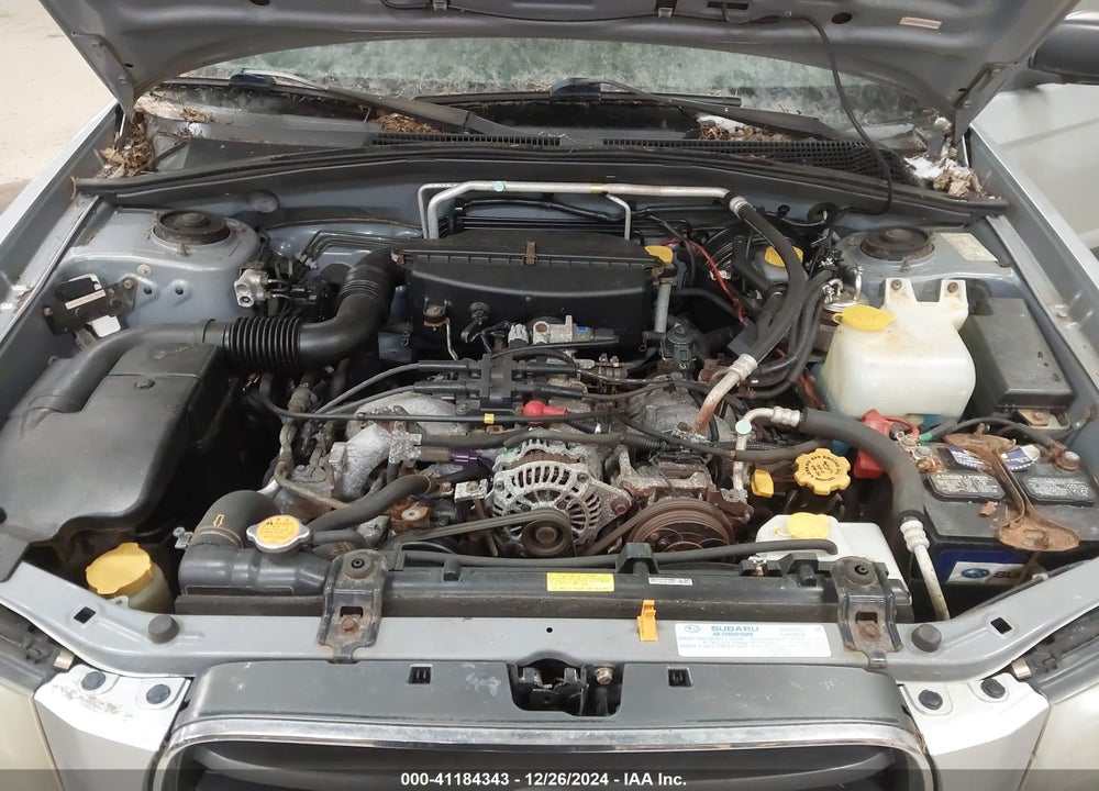 2004 SUBARU FORESTER 2.5X VIN: JF1SG63684G766889