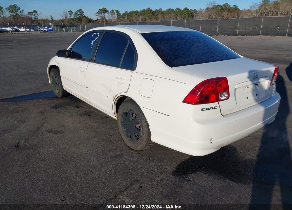 2004 HONDA CIVIC LX VIN: JHMES16524S001846