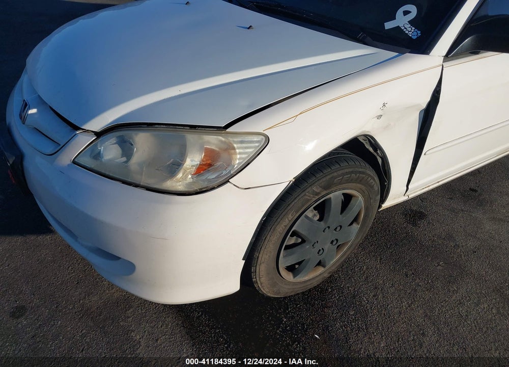 2004 HONDA CIVIC LX VIN: JHMES16524S001846
