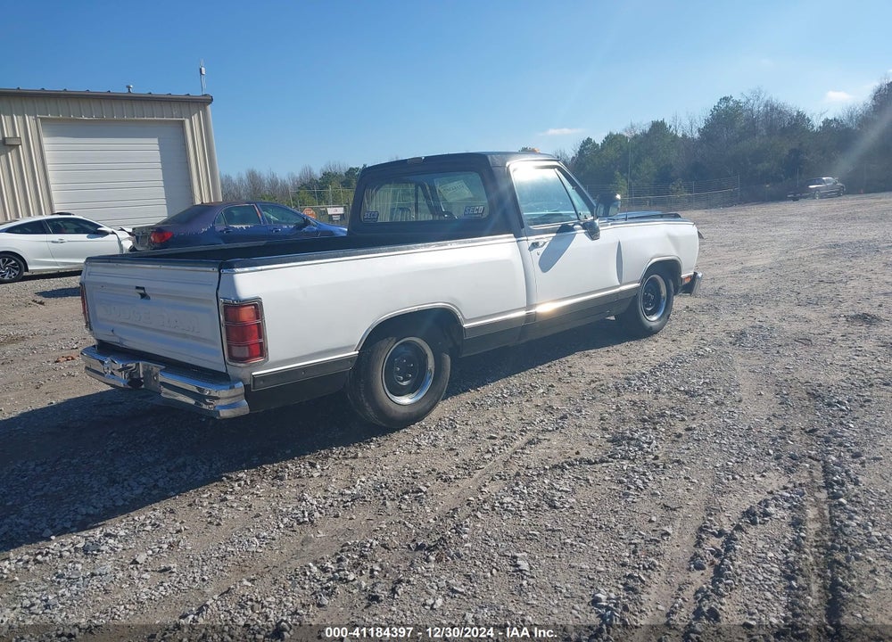 1989 DODGE D-SERIES D100 VIN: 1B7FE06Y2KS101749