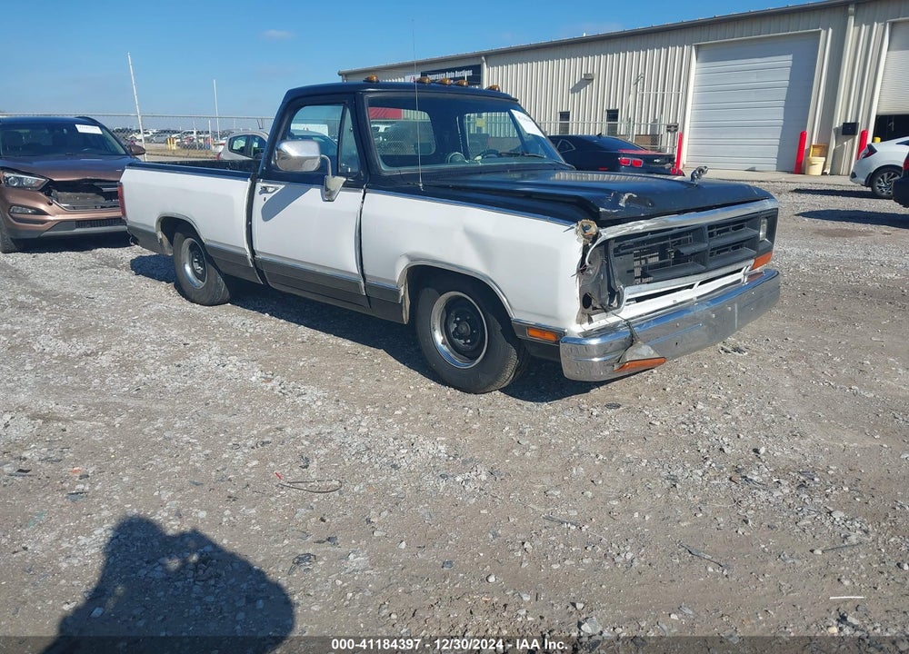 1989 DODGE D-SERIES D100 VIN: 1B7FE06Y2KS101749