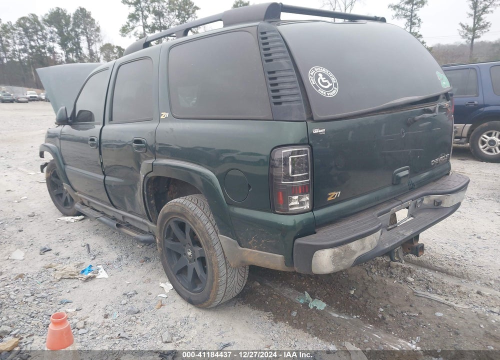 2003 CHEVROLET TAHOE Z71 VIN: 1GNEK13Z53R315934