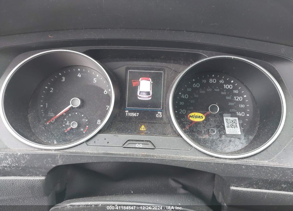 2019 VOLKSWAGEN TIGUAN VIN: 3VV2B7AX4KM127620