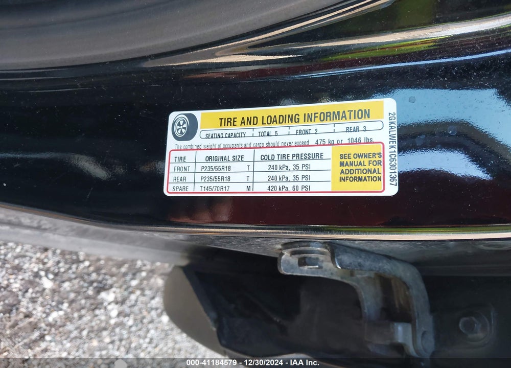 2012 GMC TERRAIN SLT-2 VIN: 2GKALWEK1C6301367