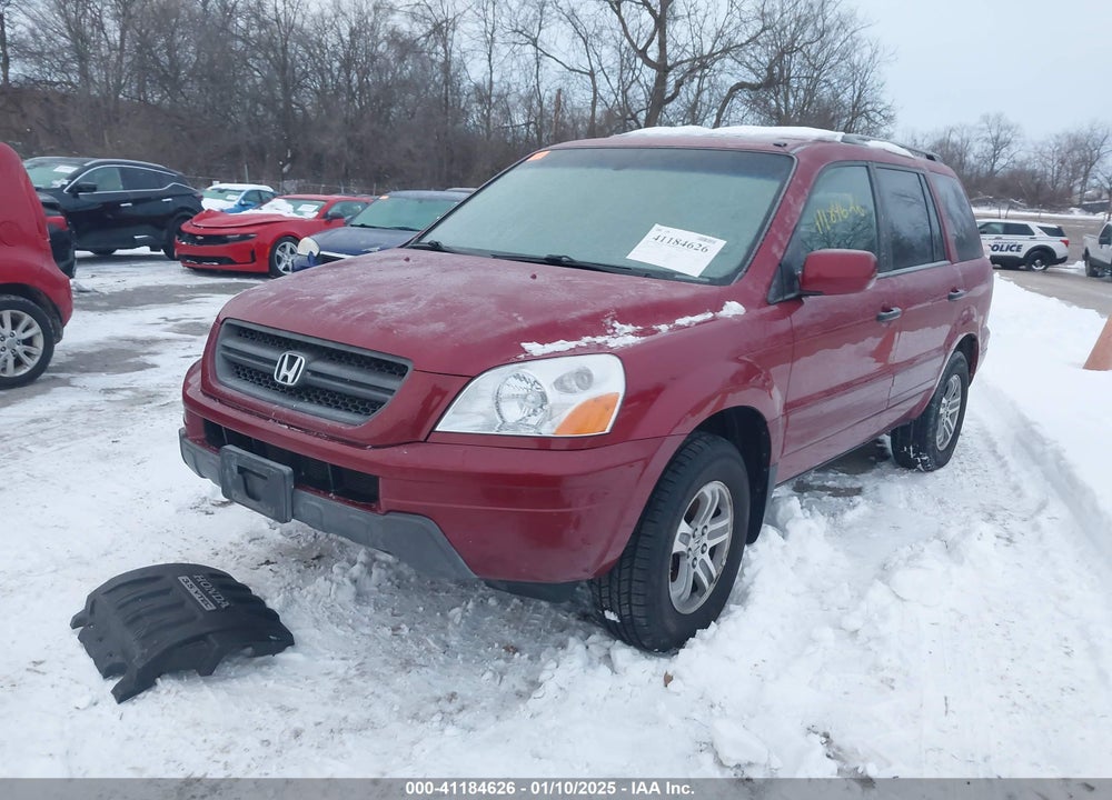 2005 HONDA PILOT EX-L VIN: 5FNYF186X5B019602