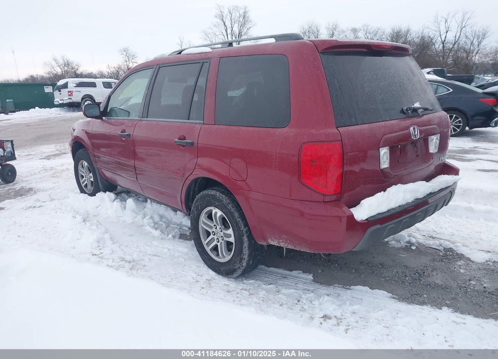 2005 HONDA PILOT EX-L VIN: 5FNYF186X5B019602