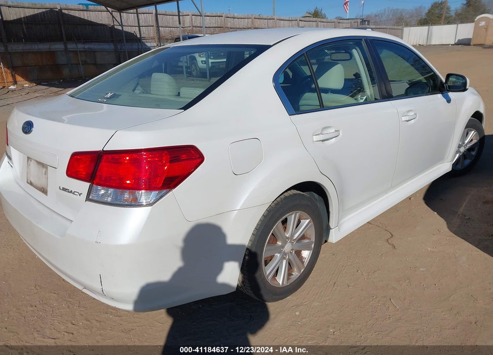 2012 SUBARU LEGACY 2.5I PREMIUM VIN: 4S3BMAG63C1006113