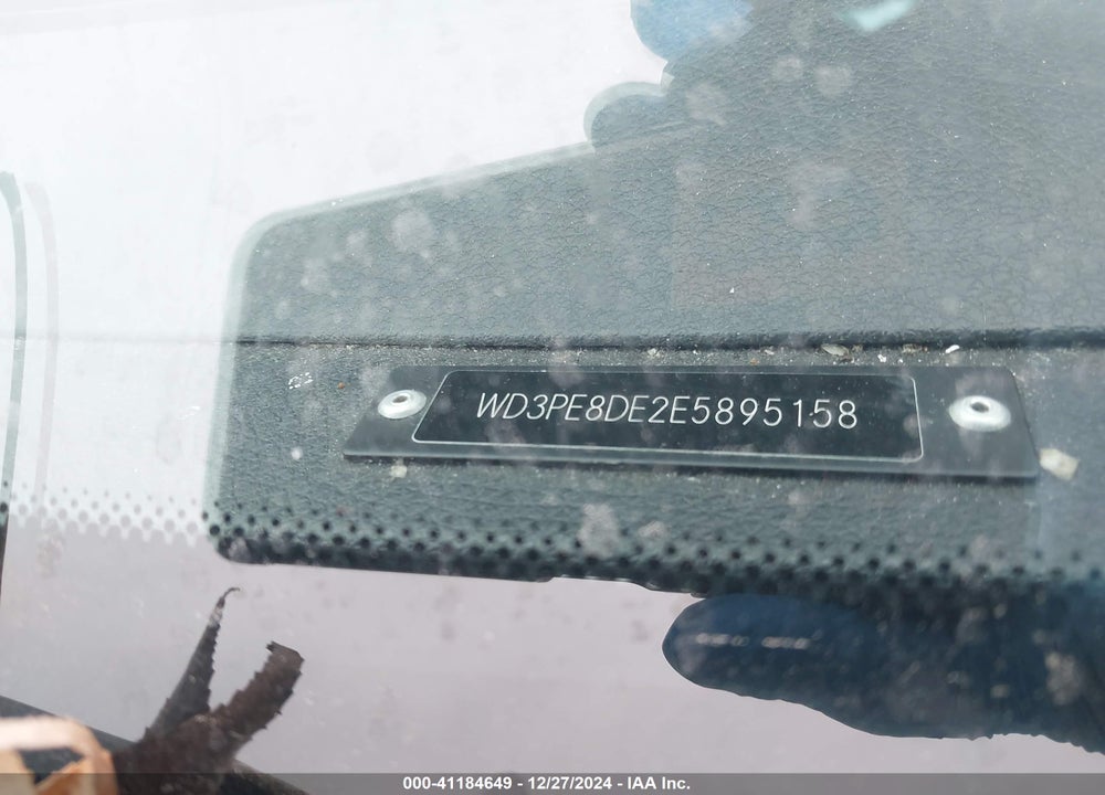 2014 MERCEDES-BENZ SPRINTER 2500 HIGH ROOF VIN: WD3PE8DE2E5895158