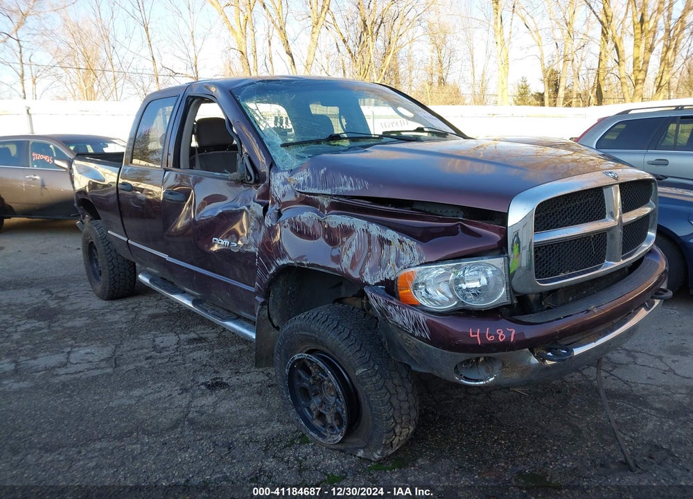 2004 DODGE RAM 2500 SLT/LARAMIE VIN: 3D7KU28CX4G141267