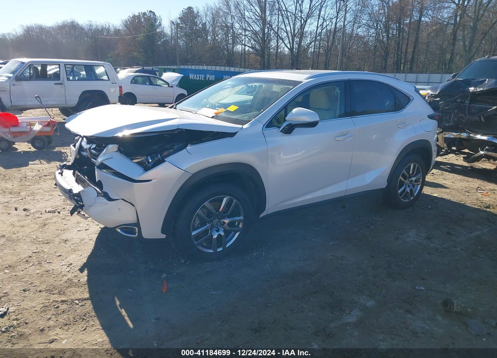 2016 LEXUS NX VIN: JTJYARBZ1G2036212