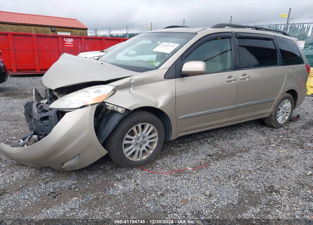 2008 TOYOTA SIENNA LIMITED VIN: 5TDBK22C98S016969
