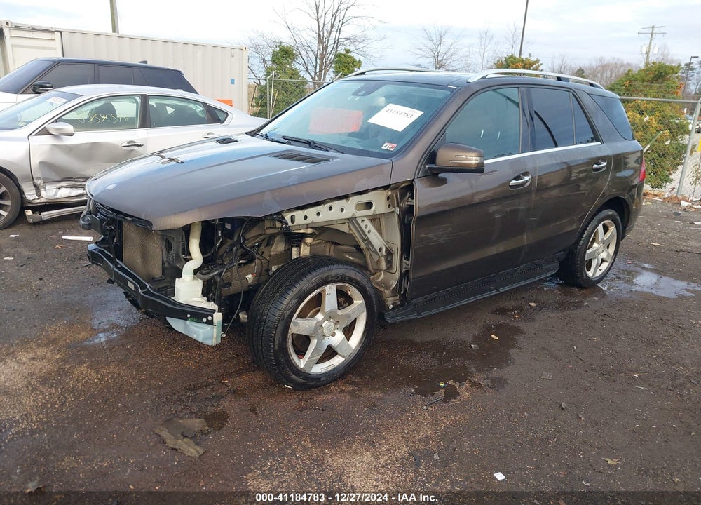 2014 MERCEDES-BENZ ML 350 4MATIC VIN: 4JGDA5HB4EA272100
