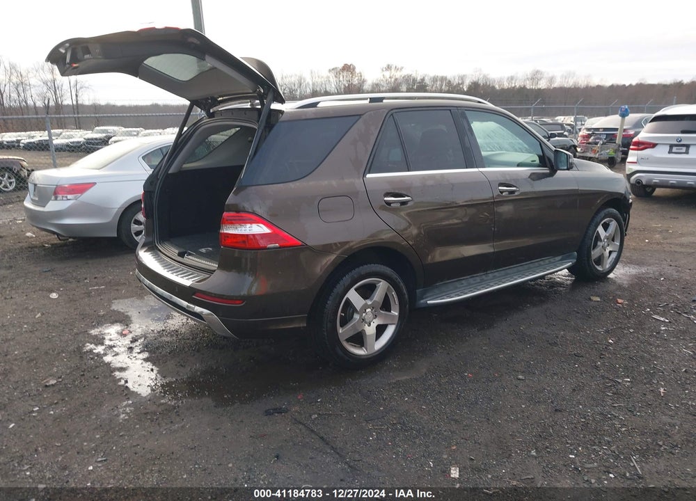 2014 MERCEDES-BENZ ML 350 4MATIC VIN: 4JGDA5HB4EA272100