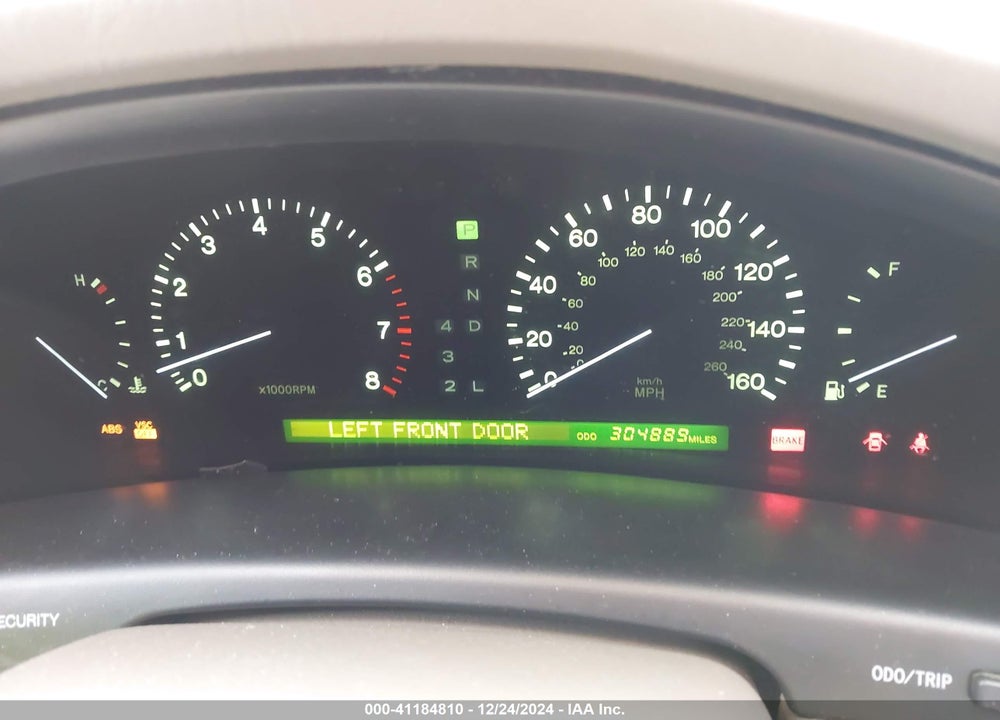 1999 LEXUS LS 400 VIN: JT8BH28F8X0146547