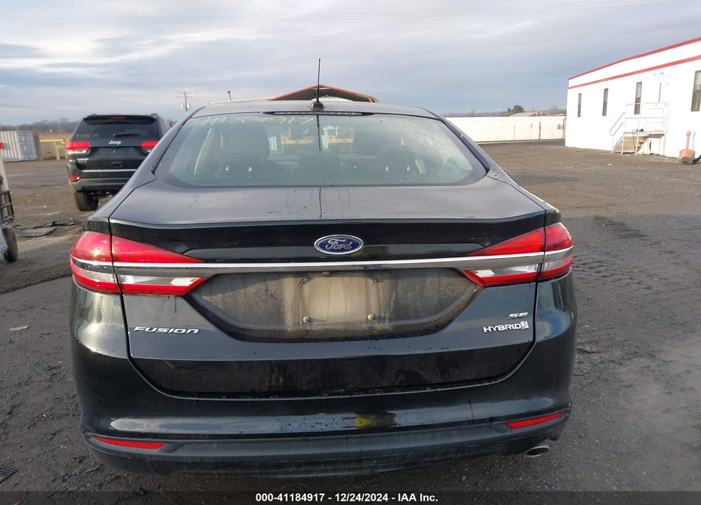 2018 FORD FUSION HYBRID VIN: 3FA6P0LU6JR116220