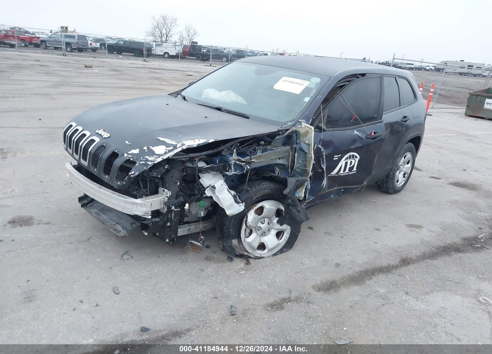 2016 JEEP CHEROKEE SPORT VIN: 1C4PJMAB2GW117007