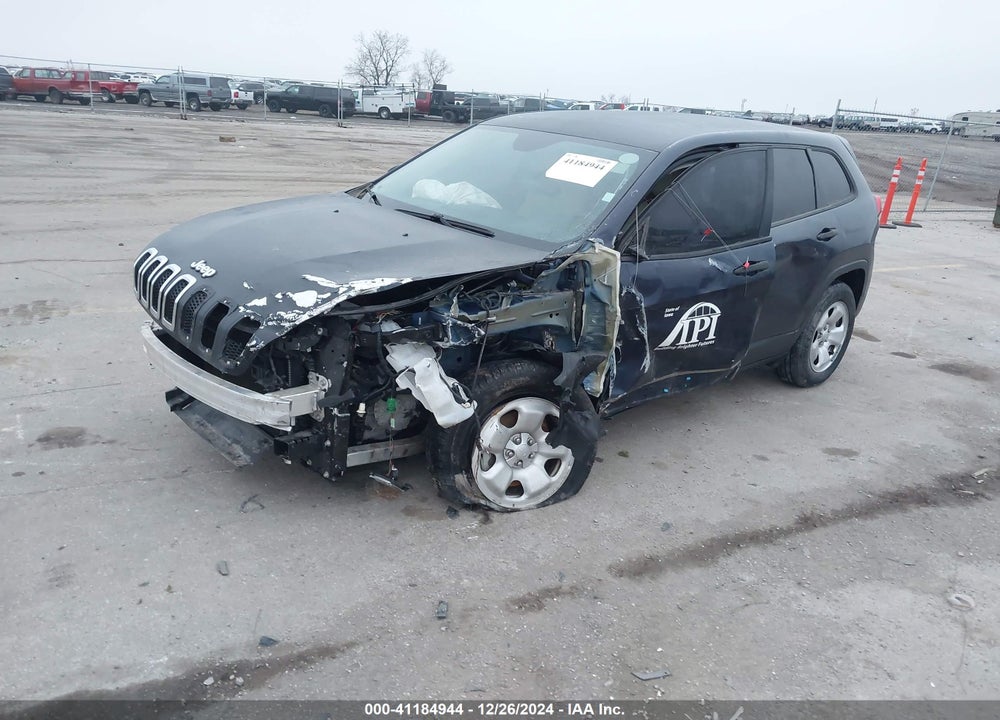 2016 JEEP CHEROKEE SPORT VIN: 1C4PJMAB2GW117007