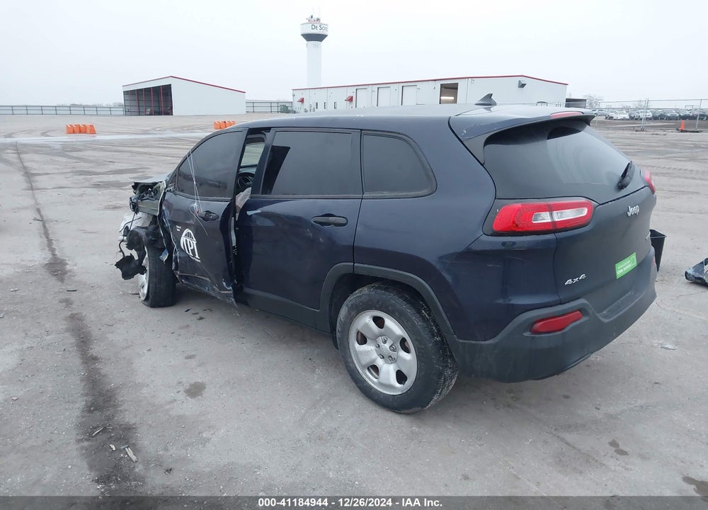 2016 JEEP CHEROKEE SPORT VIN: 1C4PJMAB2GW117007