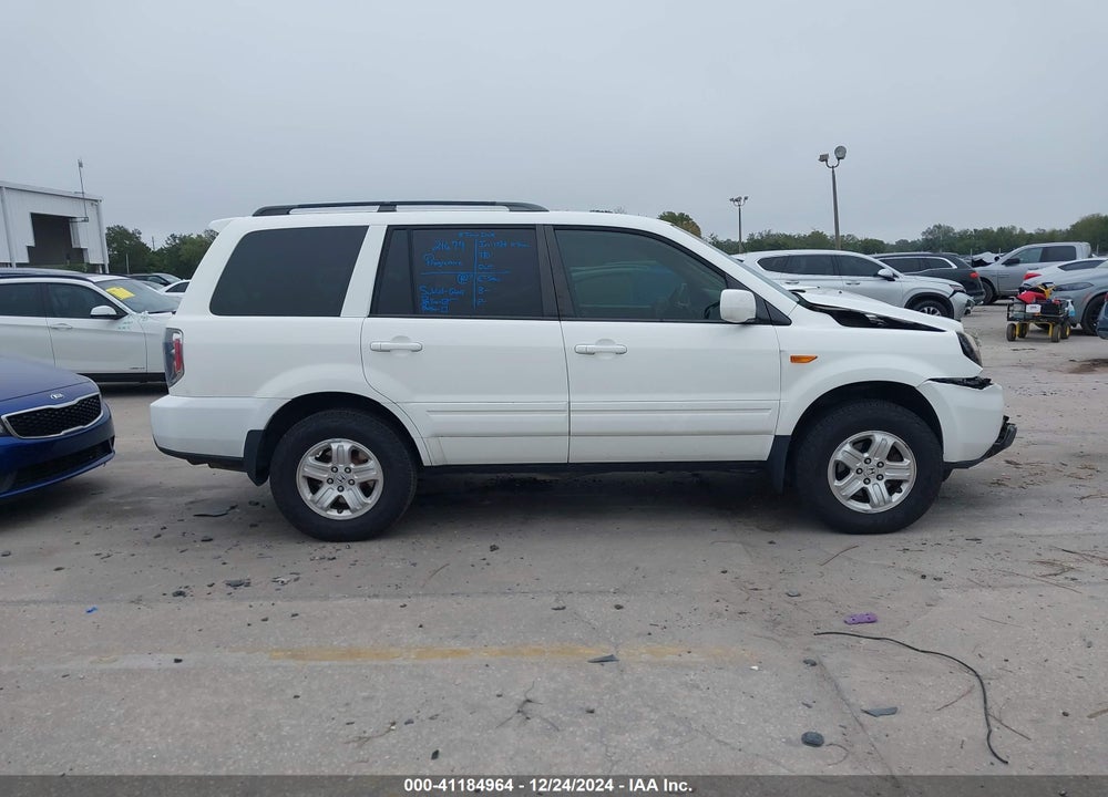 2008 HONDA PILOT VP VIN: 5FNYF18238B028885