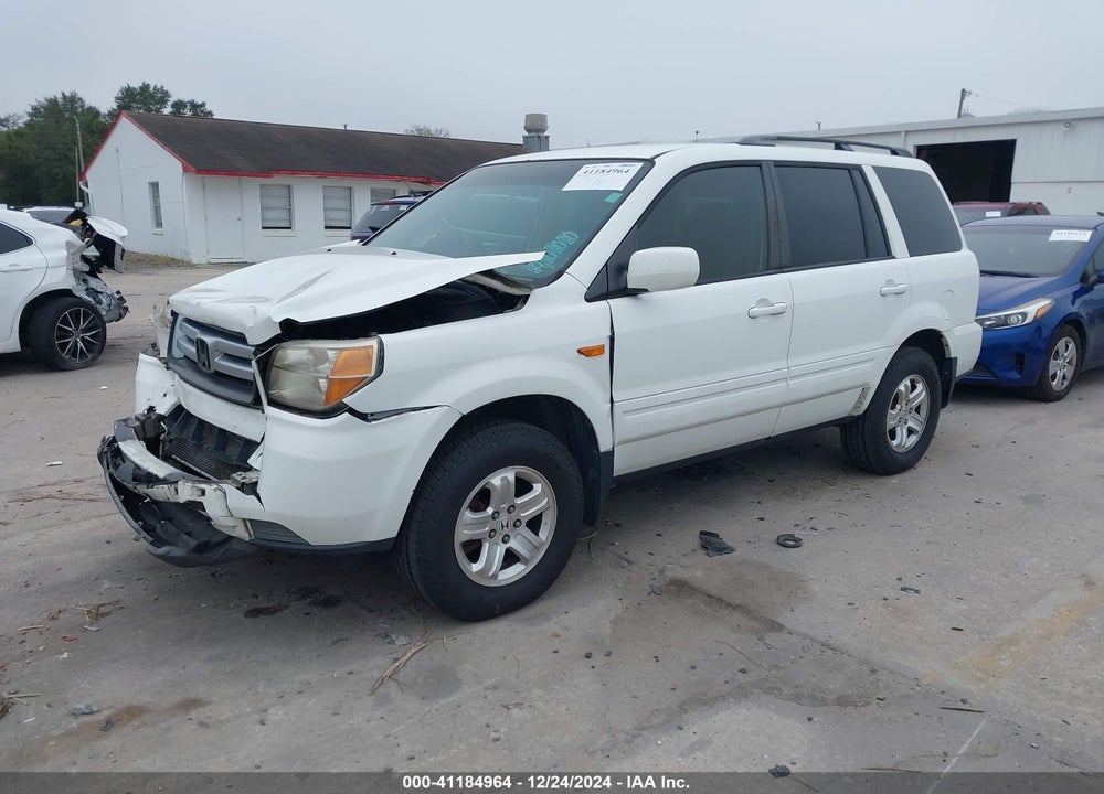 2008 HONDA PILOT VP VIN: 5FNYF18238B028885