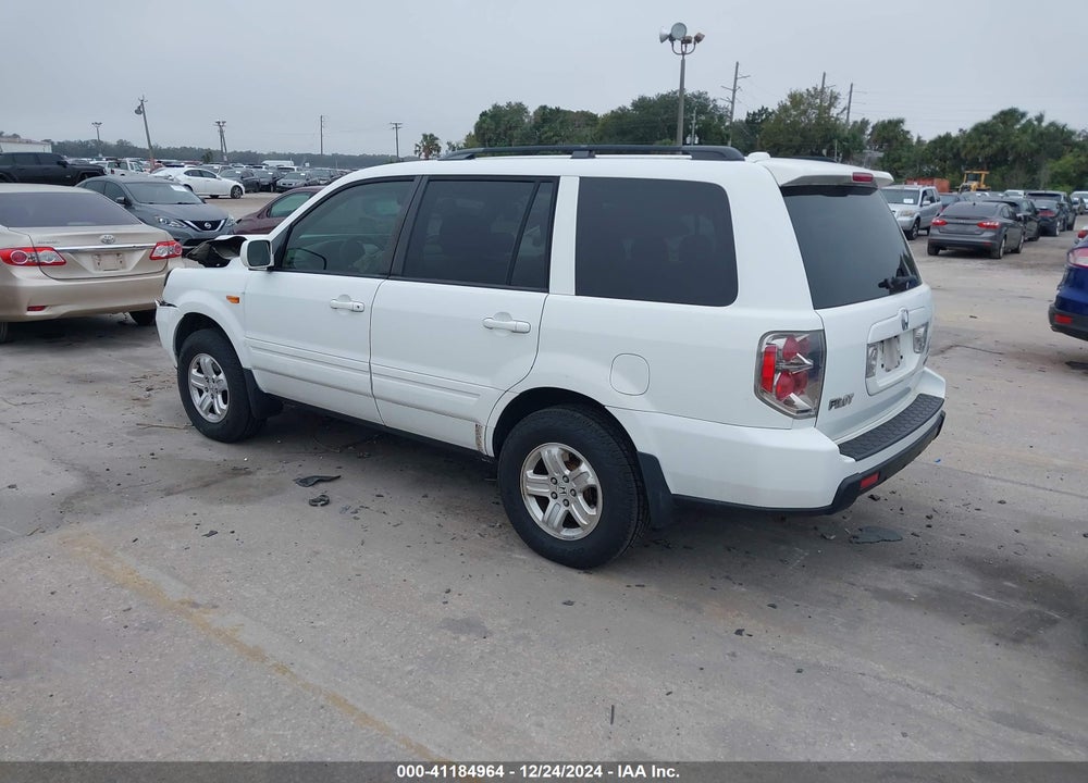 2008 HONDA PILOT VP VIN: 5FNYF18238B028885