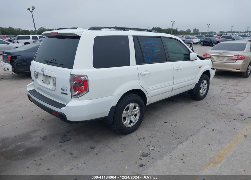 2008 HONDA PILOT VP VIN: 5FNYF18238B028885