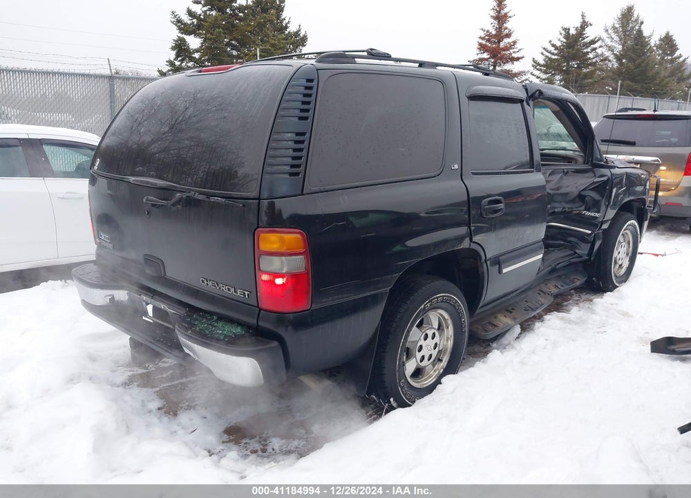 2000 CHEVROLET TAHOE ALL NEW LS VIN: 1GNEK13T0YJ211482
